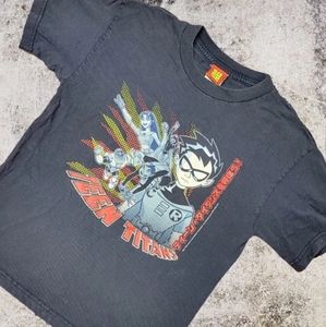 Vintage 2000s Kids Teen Titans Robin Tshirt Youth Size Medium Y2K DC Comics